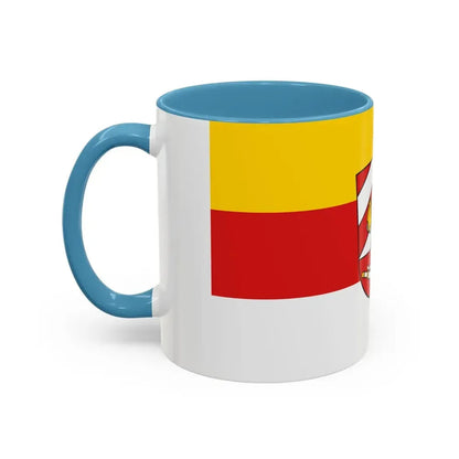 Flag of Neu Ulm Germany - Accent Coffee Mug - Go Mug Yourself