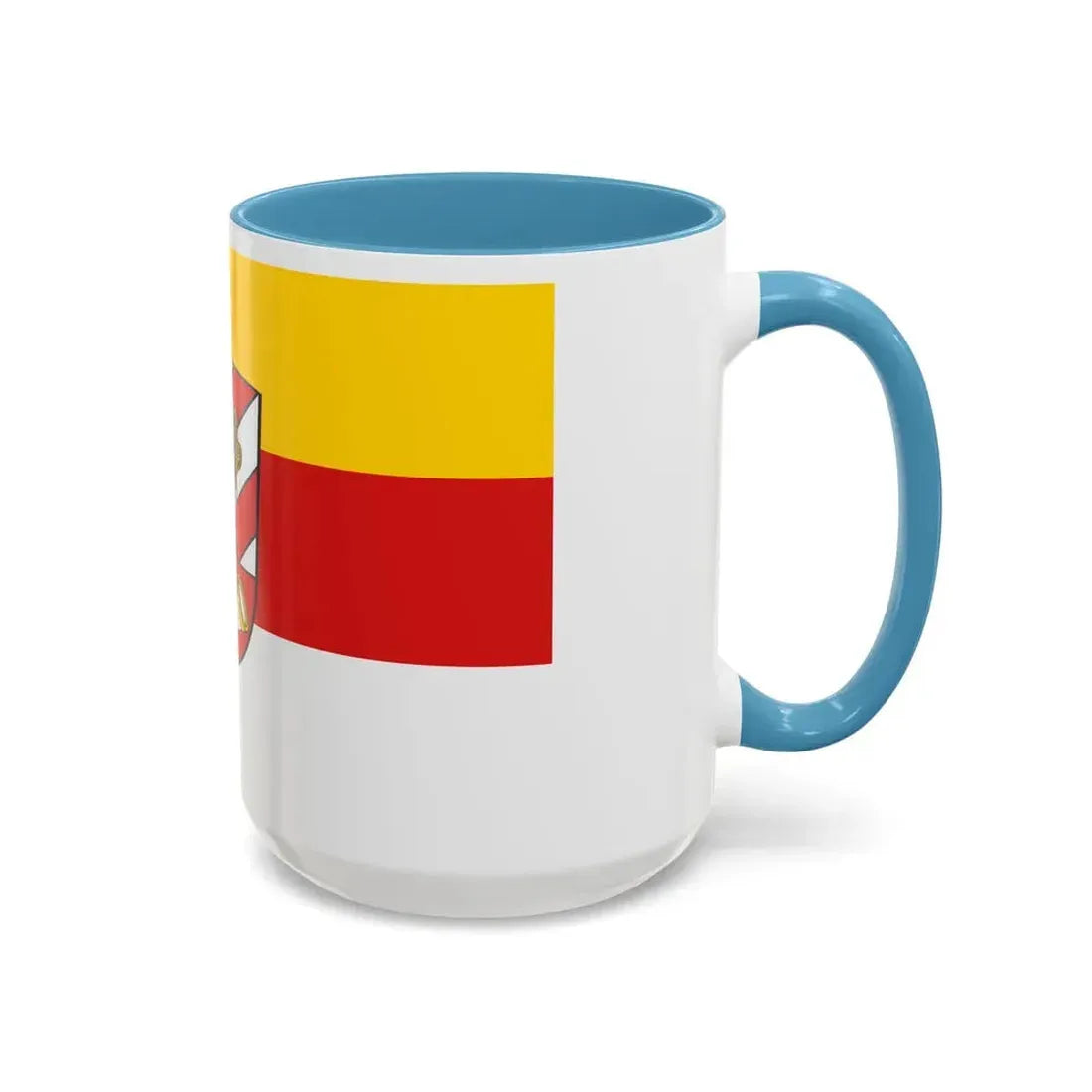 Flag of Neu Ulm Germany - Accent Coffee Mug - Go Mug Yourself