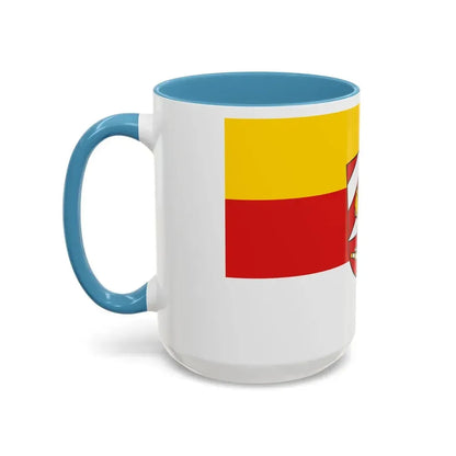 Flag of Neu Ulm Germany - Accent Coffee Mug - Go Mug Yourself