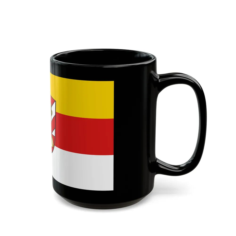 Flag of Neu Ulm Germany - Black Coffee Mug-Go Mug Yourself