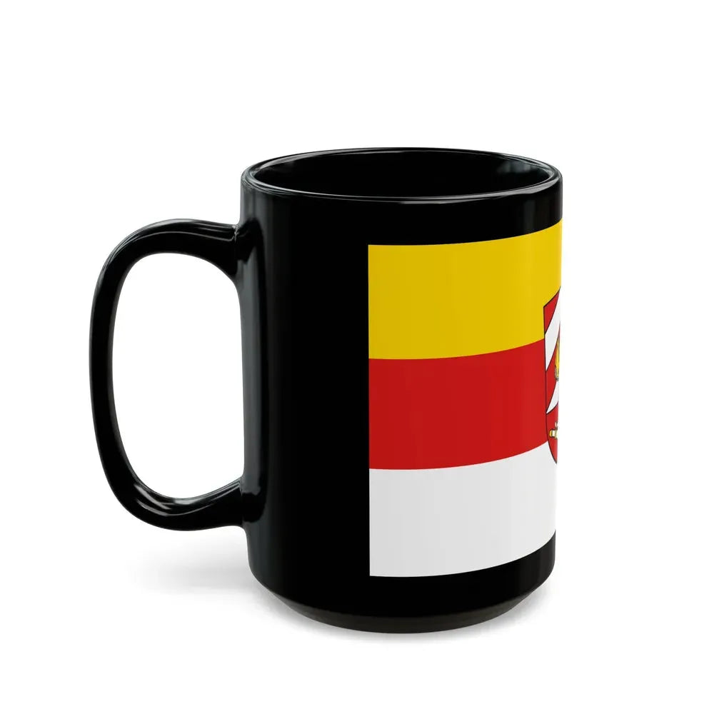 Flag of Neu Ulm Germany - Black Coffee Mug - Go Mug Yourself