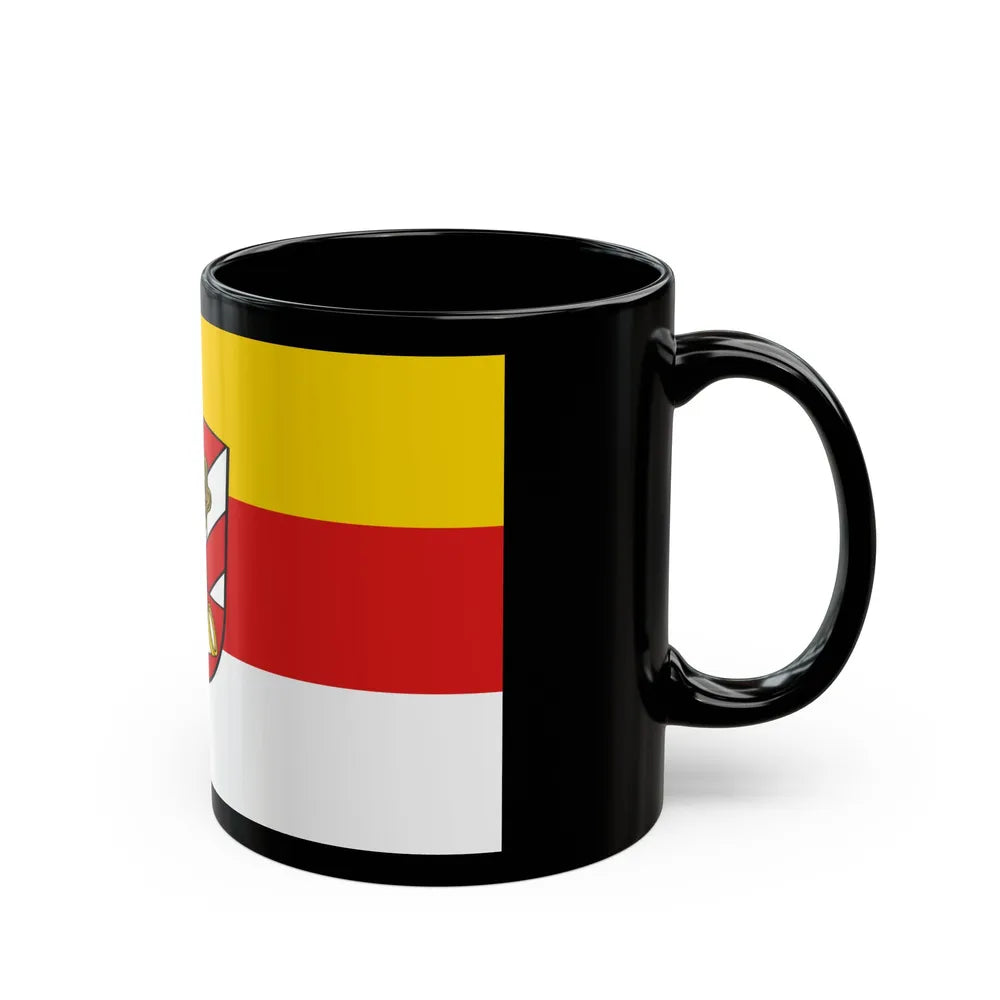 Flag of Neu Ulm Germany - Black Coffee Mug-Go Mug Yourself