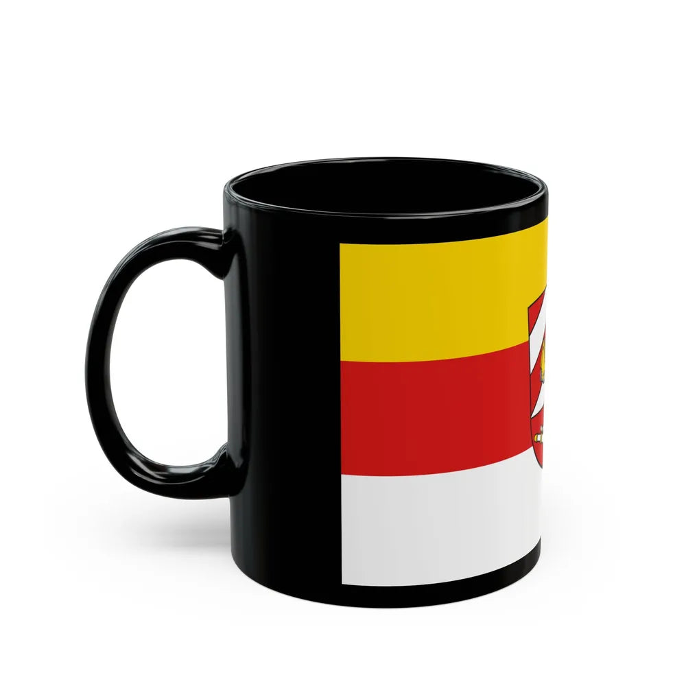 Flag of Neu Ulm Germany - Black Coffee Mug-Go Mug Yourself