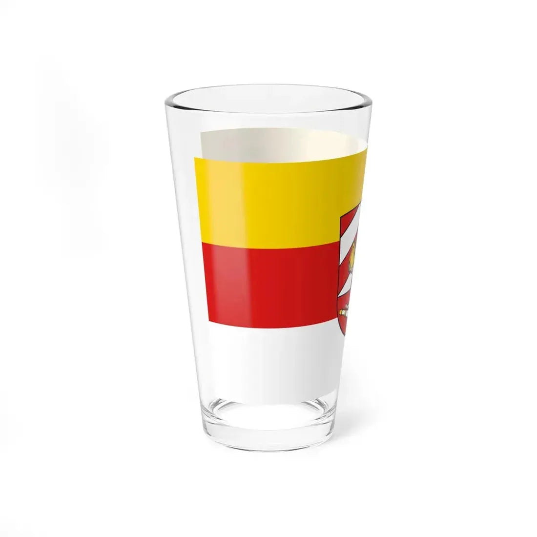 Flag of Neu Ulm Germany - Pint Glass 16oz - Go Mug Yourself