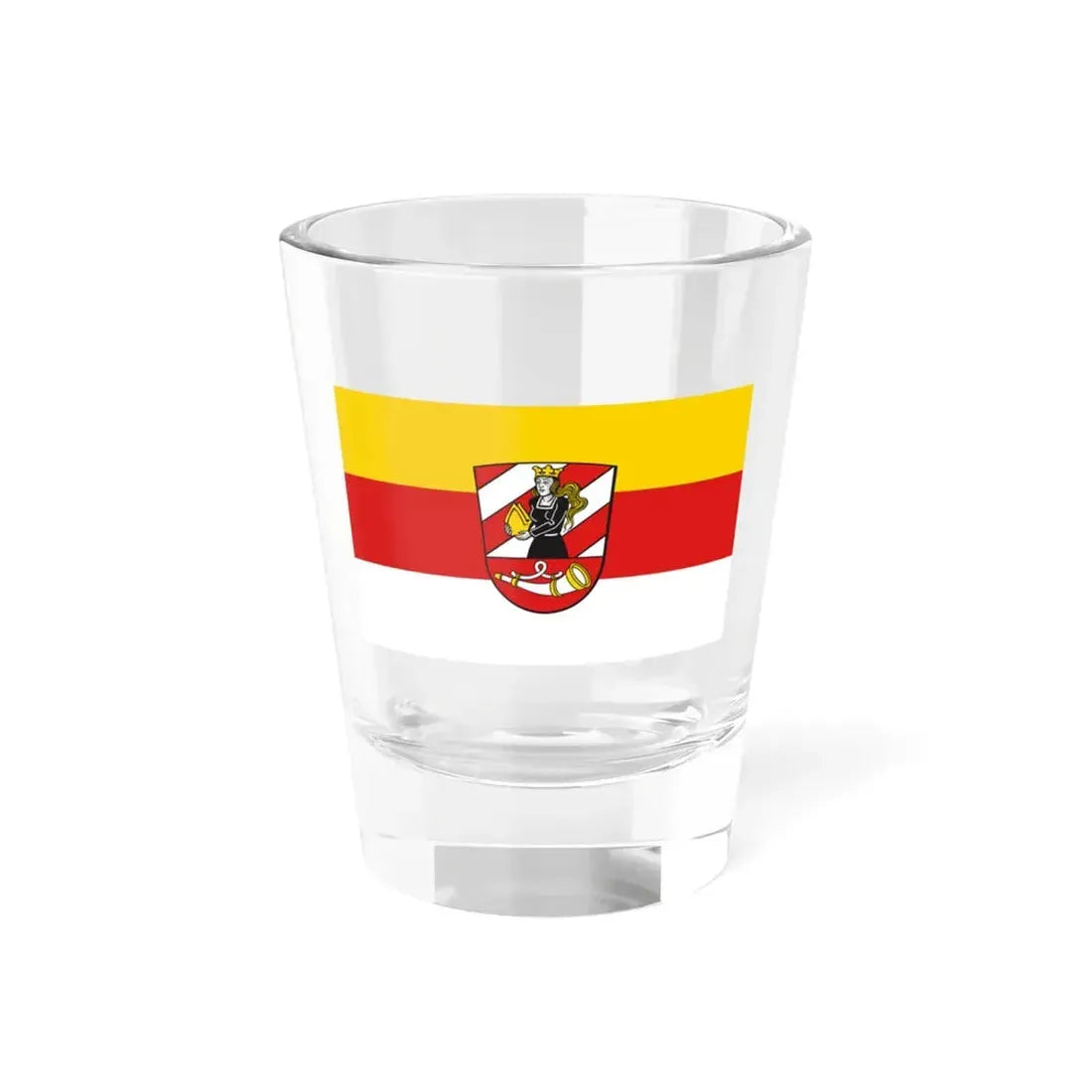 Flag of Neu Ulm Germany - Shot Glass 1.5oz 1.5oz - Go Mug Yourself