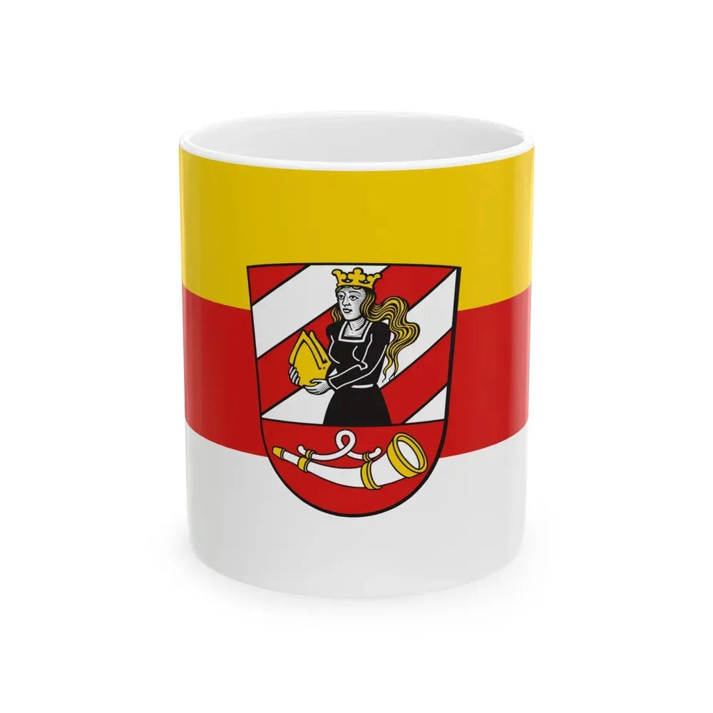 Flag of Neu Ulm Germany - White Coffee Mug 11oz - Go Mug Yourself