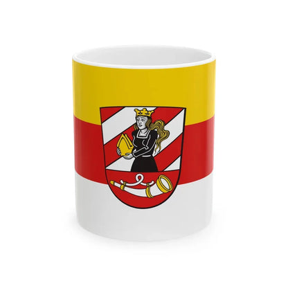 Flag of Neu Ulm Germany - White Coffee Mug 11oz - Go Mug Yourself