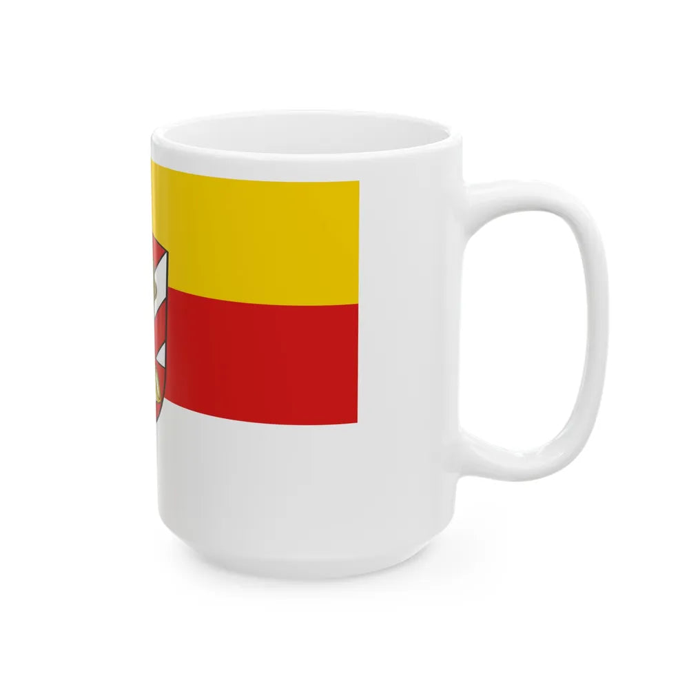 Flag of Neu Ulm Germany - White Coffee Mug-Go Mug Yourself