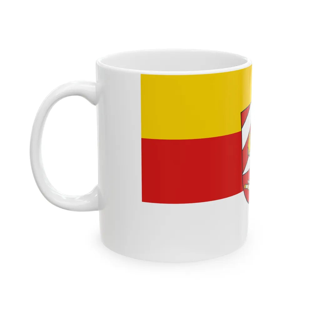 Flag of Neu Ulm Germany - White Coffee Mug-Go Mug Yourself