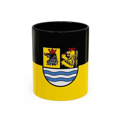 Flag of Neuburg Schrobenhausen Germany - Accent Coffee Mug 11oz Black - Go Mug Yourself