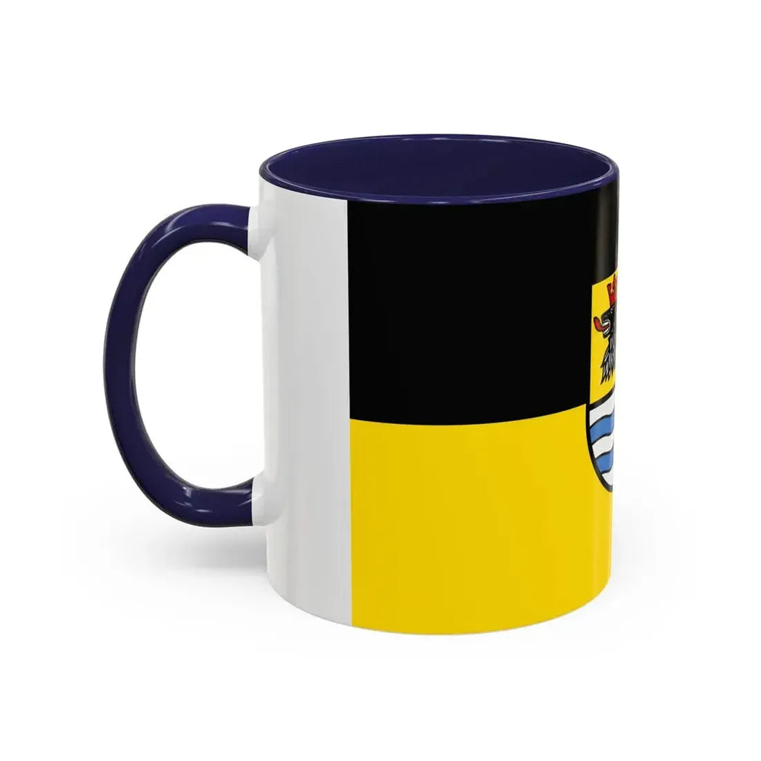 Flag of Neuburg Schrobenhausen Germany - Accent Coffee Mug - Go Mug Yourself