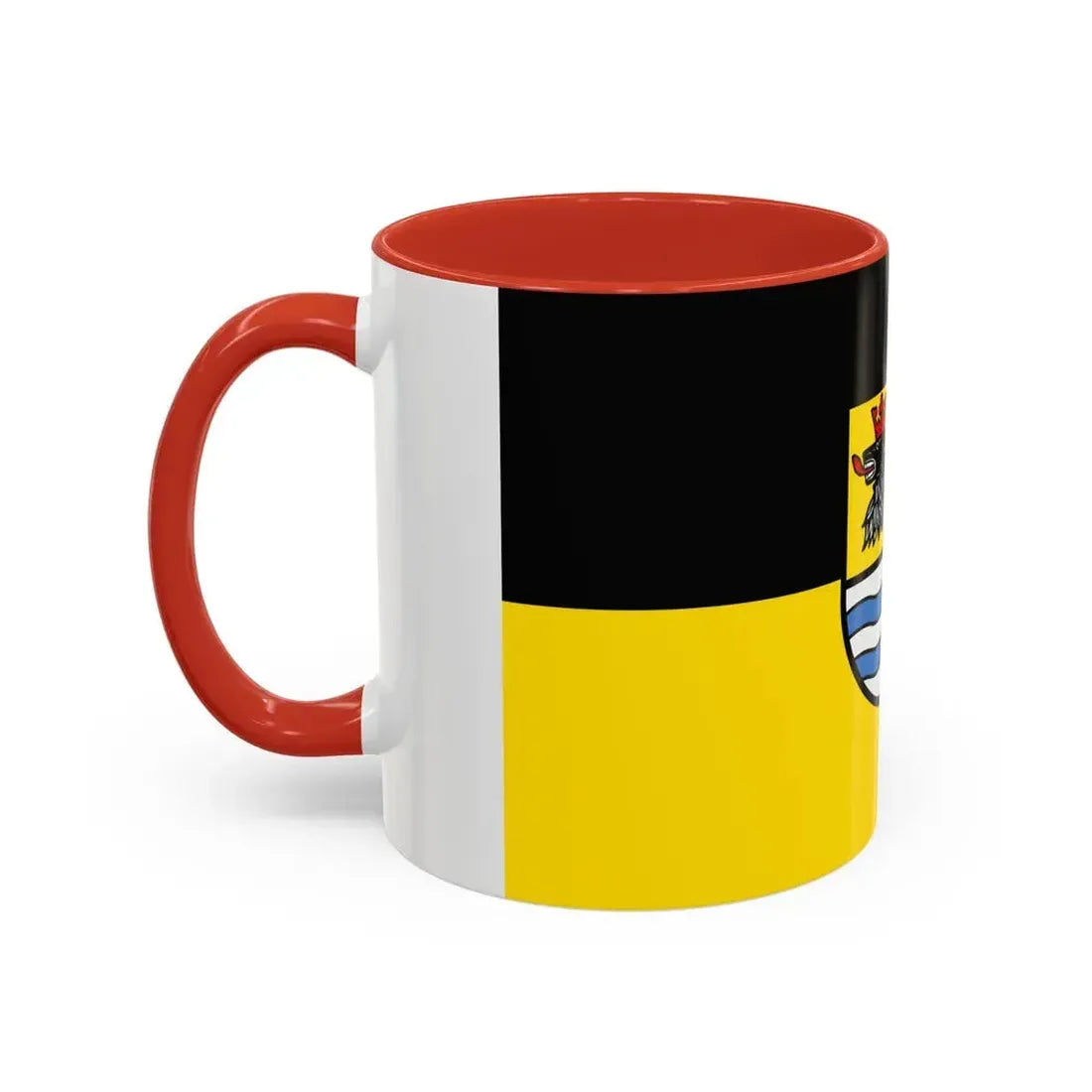 Flag of Neuburg Schrobenhausen Germany - Accent Coffee Mug - Go Mug Yourself
