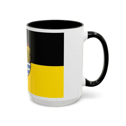 Flag of Neuburg Schrobenhausen Germany - Accent Coffee Mug - Go Mug Yourself