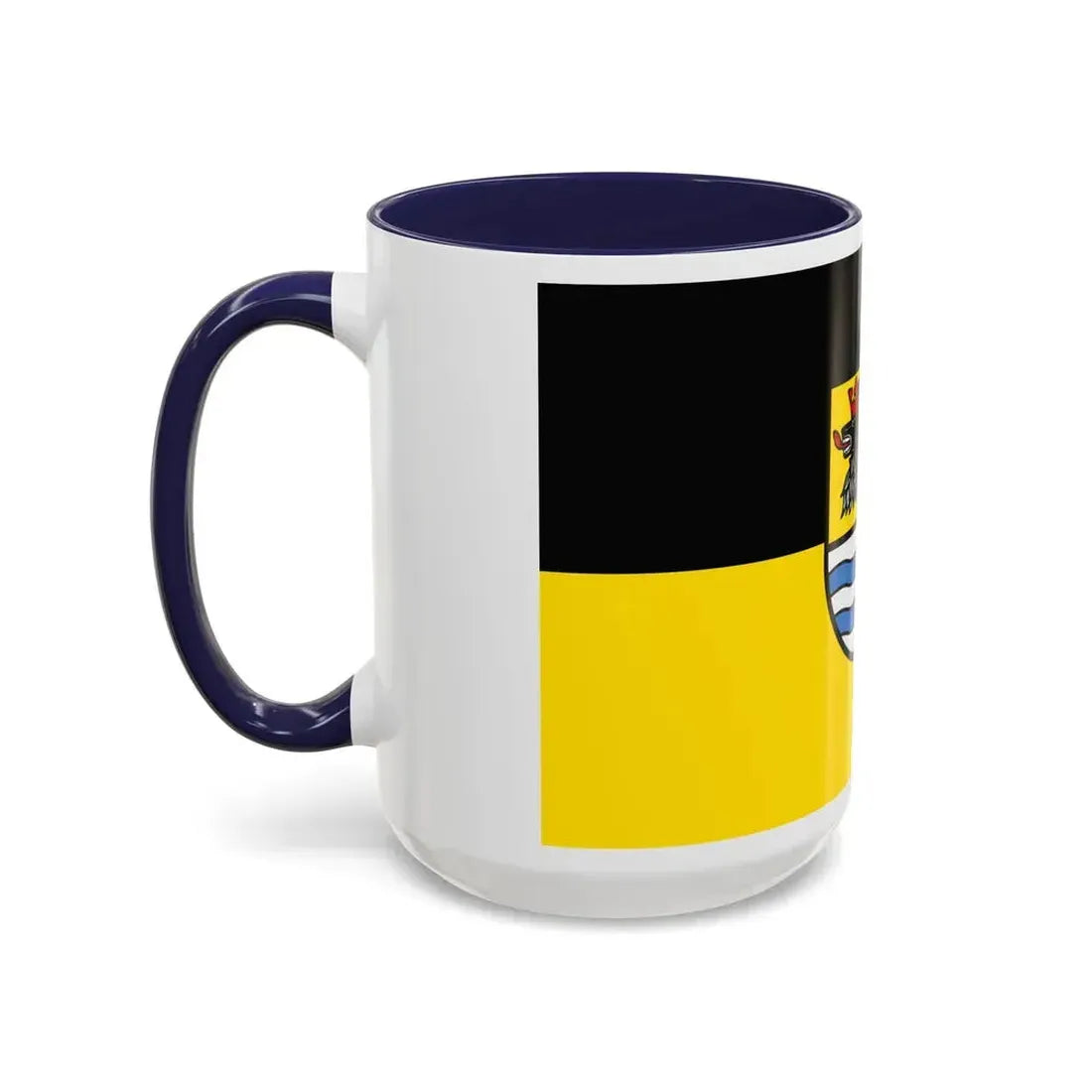 Flag of Neuburg Schrobenhausen Germany - Accent Coffee Mug - Go Mug Yourself