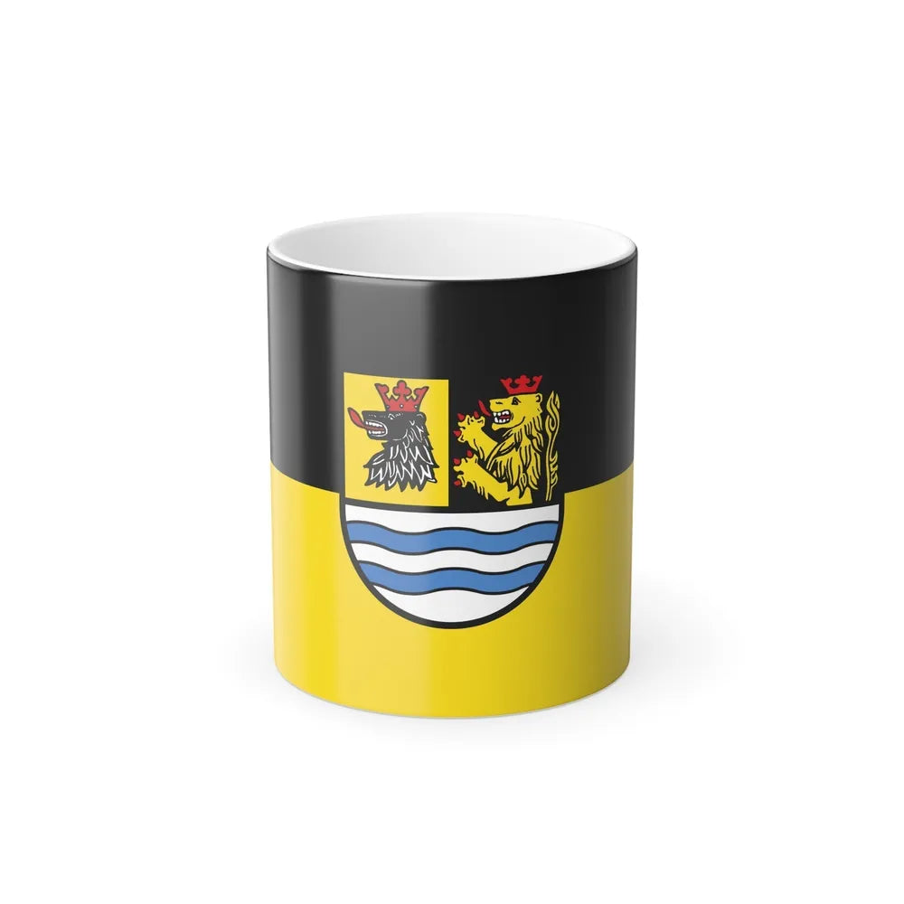 Flag of Neuburg Schrobenhausen Germany - Color Changing Coffee Mug-11oz-Go Mug Yourself