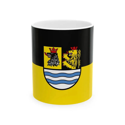 Flag of Neuburg Schrobenhausen Germany - White Coffee Mug 11oz - Go Mug Yourself