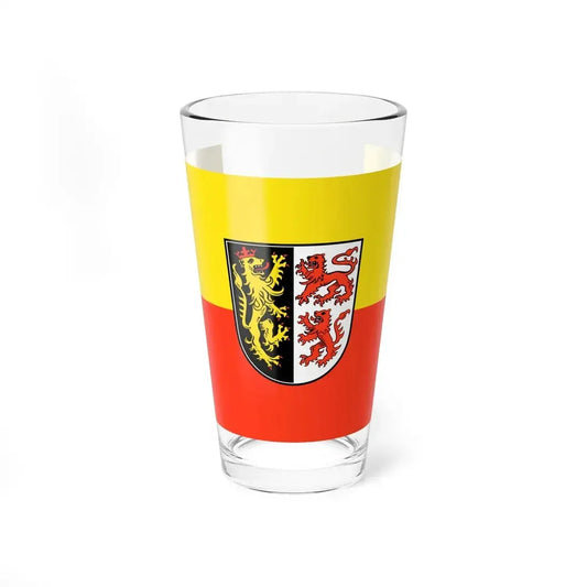 Flag of Neumarkt in der Oberpfalz Germany - Pint Glass 16oz 16oz - Go Mug Yourself