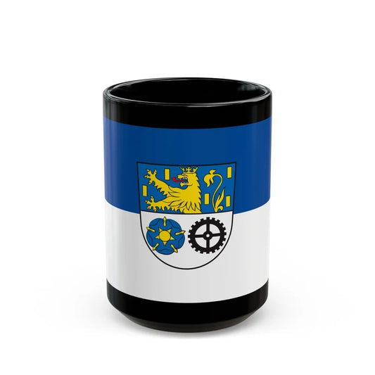 Flag of Neunkirchen Germany - Black Coffee Mug-15oz-Go Mug Yourself