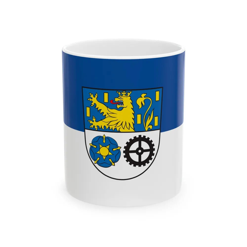 Flag of Neunkirchen Germany - White Coffee Mug-11oz-Go Mug Yourself