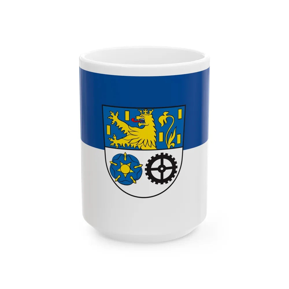 Flag of Neunkirchen Germany - White Coffee Mug-15oz-Go Mug Yourself