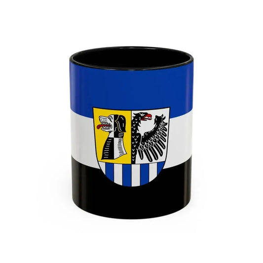 Flag of Neustadt an der Aisch Bad Windsheim Germany - Accent Coffee Mug 11oz Black - Go Mug Yourself