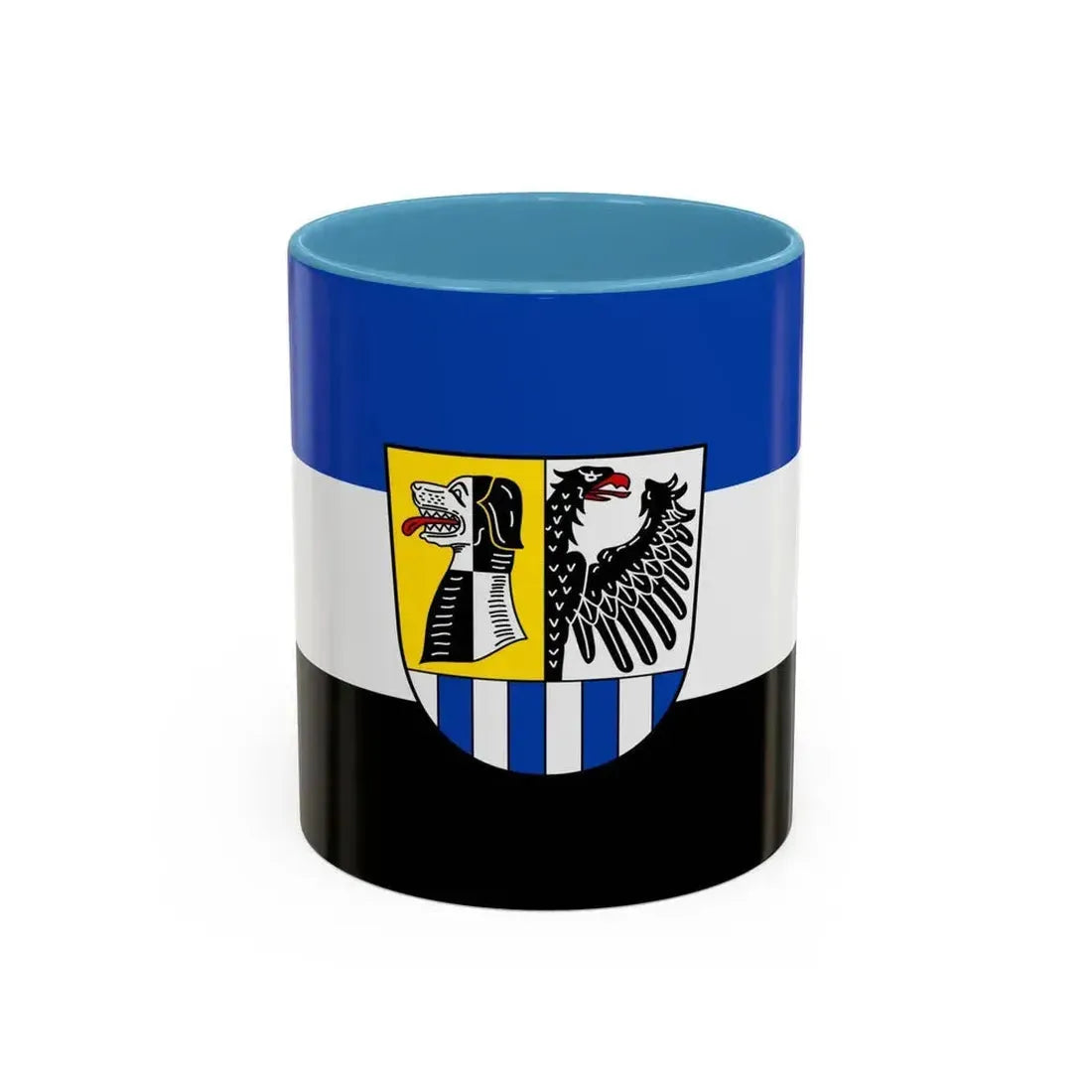 Flag of Neustadt an der Aisch Bad Windsheim Germany - Accent Coffee Mug 11oz Light Blue - Go Mug Yourself