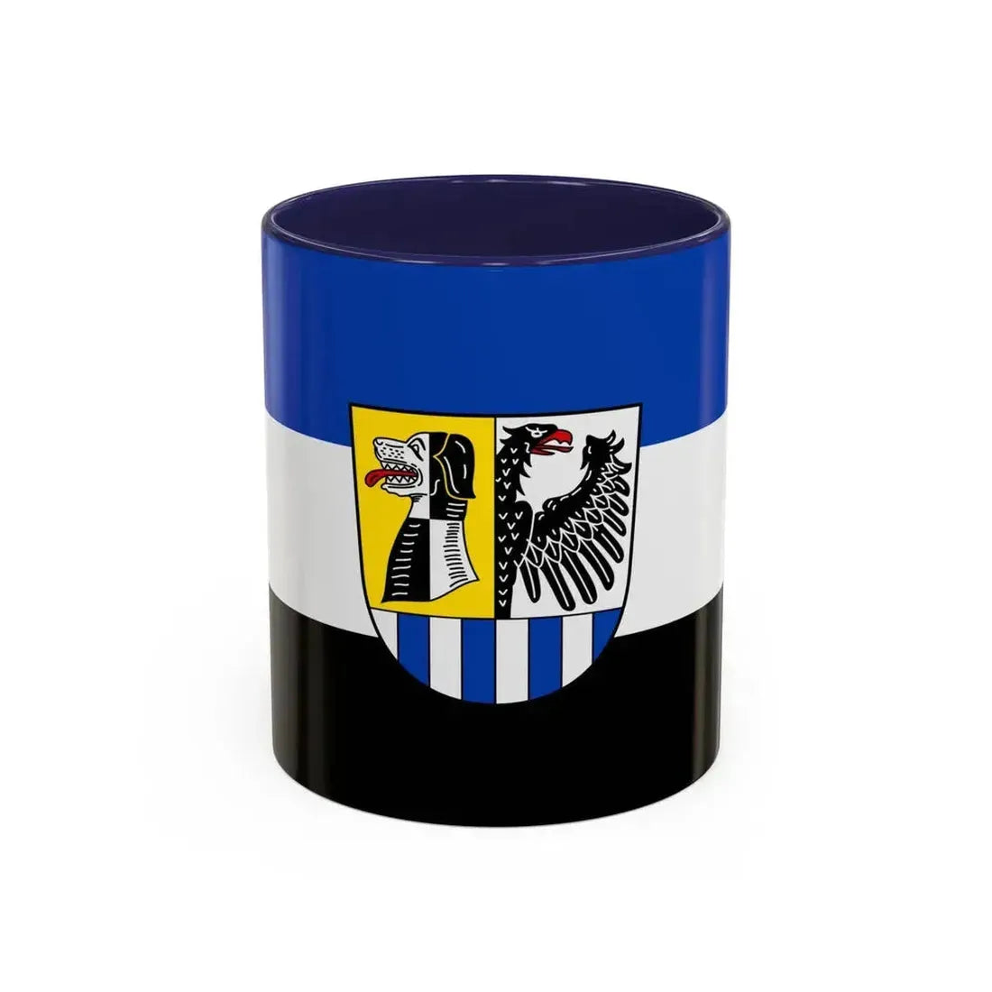 Flag of Neustadt an der Aisch Bad Windsheim Germany - Accent Coffee Mug 11oz Navy - Go Mug Yourself