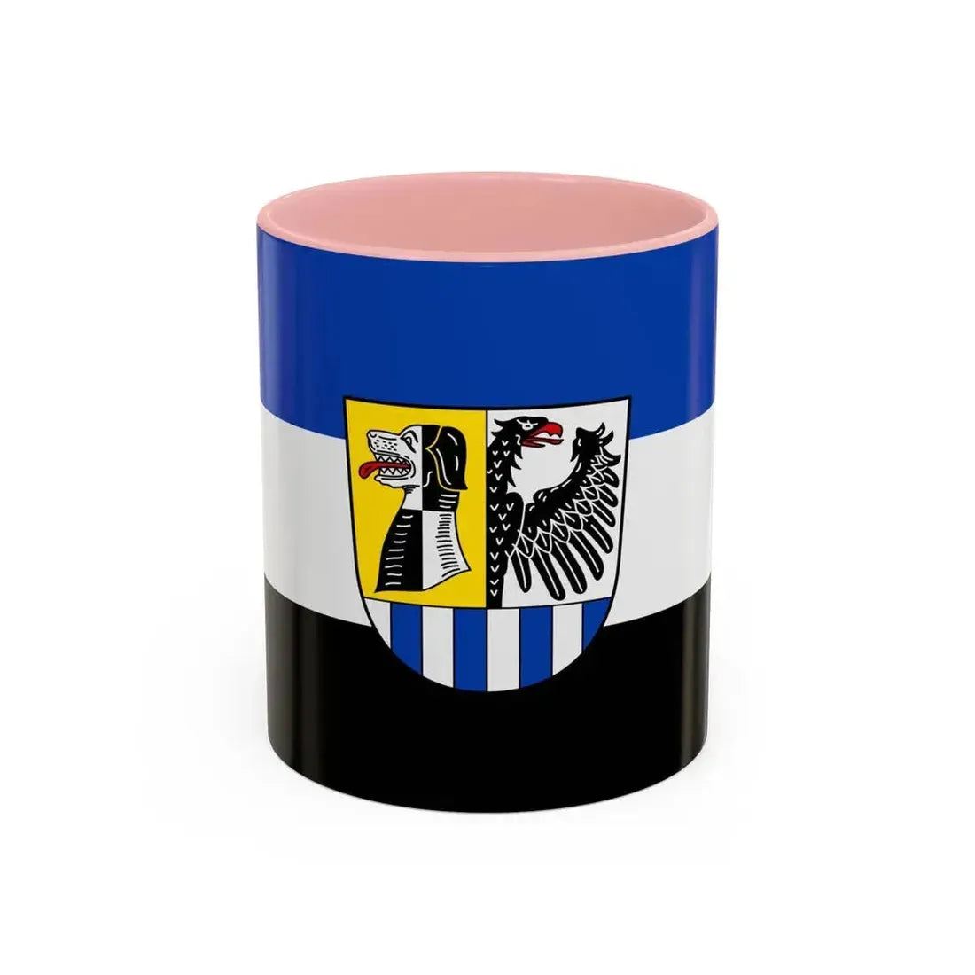 Flag of Neustadt an der Aisch Bad Windsheim Germany - Accent Coffee Mug 11oz Pink - Go Mug Yourself