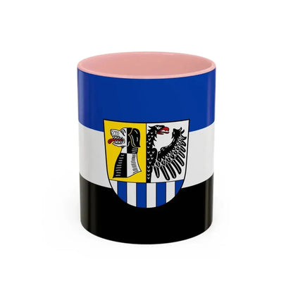 Flag of Neustadt an der Aisch Bad Windsheim Germany - Accent Coffee Mug 11oz Pink - Go Mug Yourself