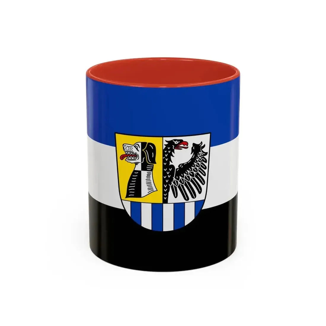Flag of Neustadt an der Aisch Bad Windsheim Germany - Accent Coffee Mug 11oz Red - Go Mug Yourself