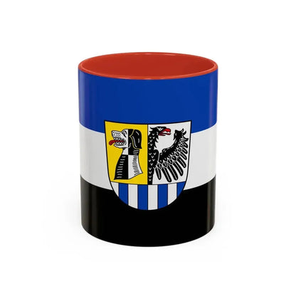 Flag of Neustadt an der Aisch Bad Windsheim Germany - Accent Coffee Mug 11oz Red - Go Mug Yourself