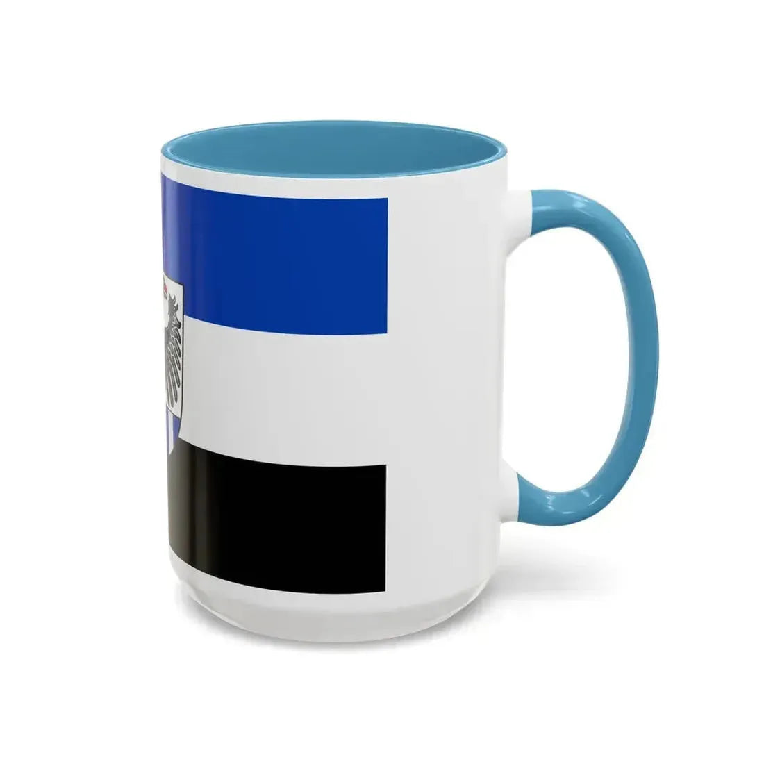 Flag of Neustadt an der Aisch Bad Windsheim Germany - Accent Coffee Mug - Go Mug Yourself