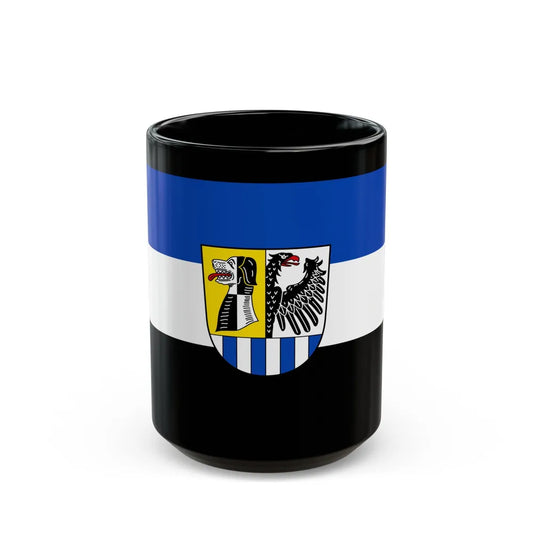 Flag of Neustadt an der Aisch Bad Windsheim Germany - Black Coffee Mug-15oz-Go Mug Yourself