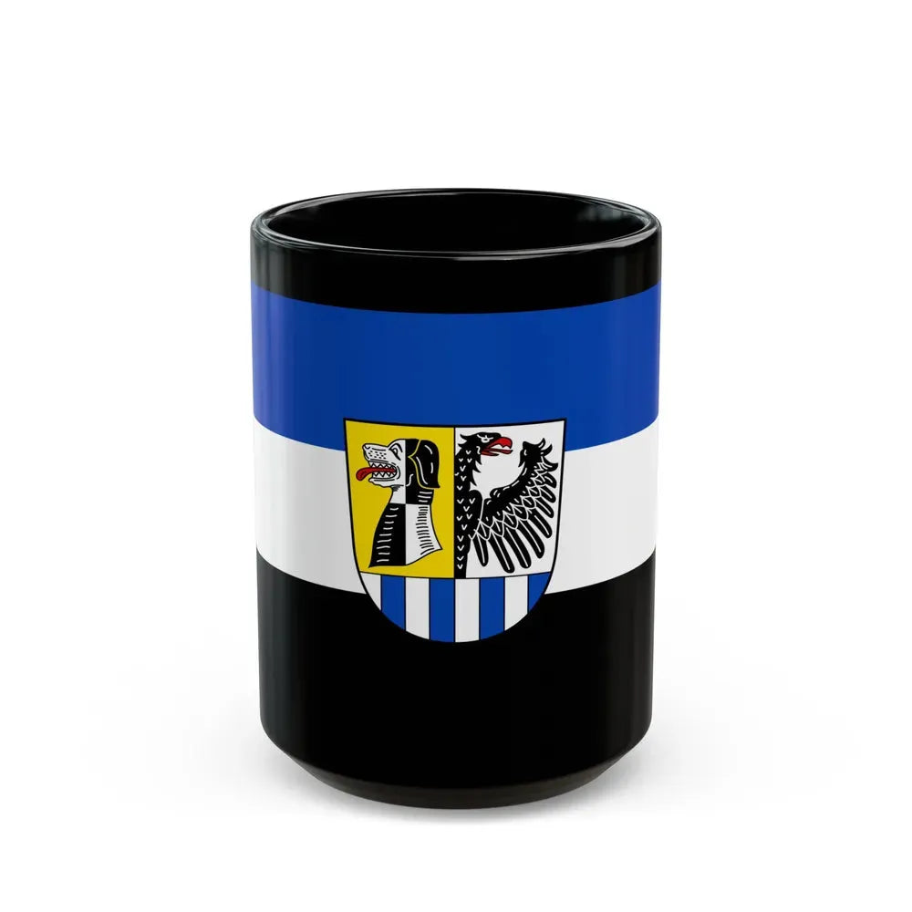 Flag of Neustadt an der Aisch Bad Windsheim Germany - Black Coffee Mug 15oz - Go Mug Yourself