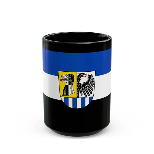 Flag of Neustadt an der Aisch Bad Windsheim Germany - Black Coffee Mug 15oz - Go Mug Yourself