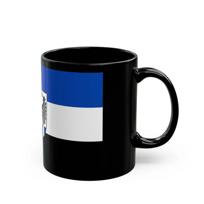 Flag of Neustadt an der Aisch Bad Windsheim Germany - Black Coffee Mug-Go Mug Yourself