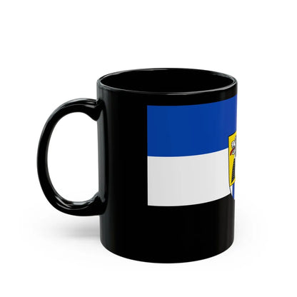 Flag of Neustadt an der Aisch Bad Windsheim Germany - Black Coffee Mug-Go Mug Yourself