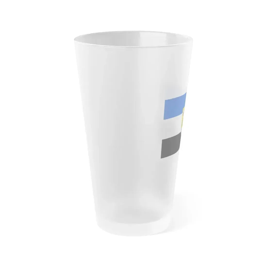 Flag of Neustadt an der Aisch Bad Windsheim Germany - Frosted Pint Glass 16oz - Go Mug Yourself