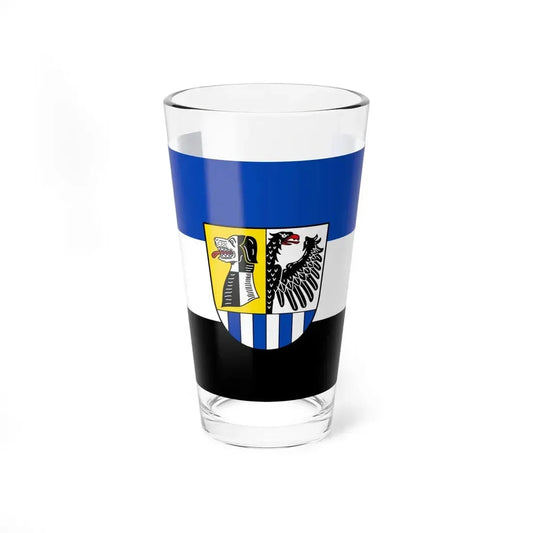 Flag of Neustadt an der Aisch Bad Windsheim Germany - Pint Glass 16oz 16oz - Go Mug Yourself