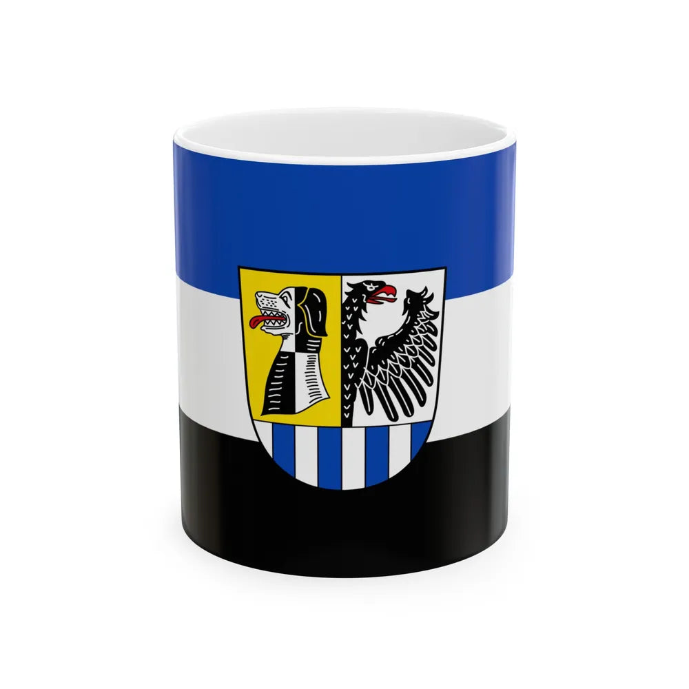 Flag of Neustadt an der Aisch Bad Windsheim Germany - White Coffee Mug-11oz-Go Mug Yourself