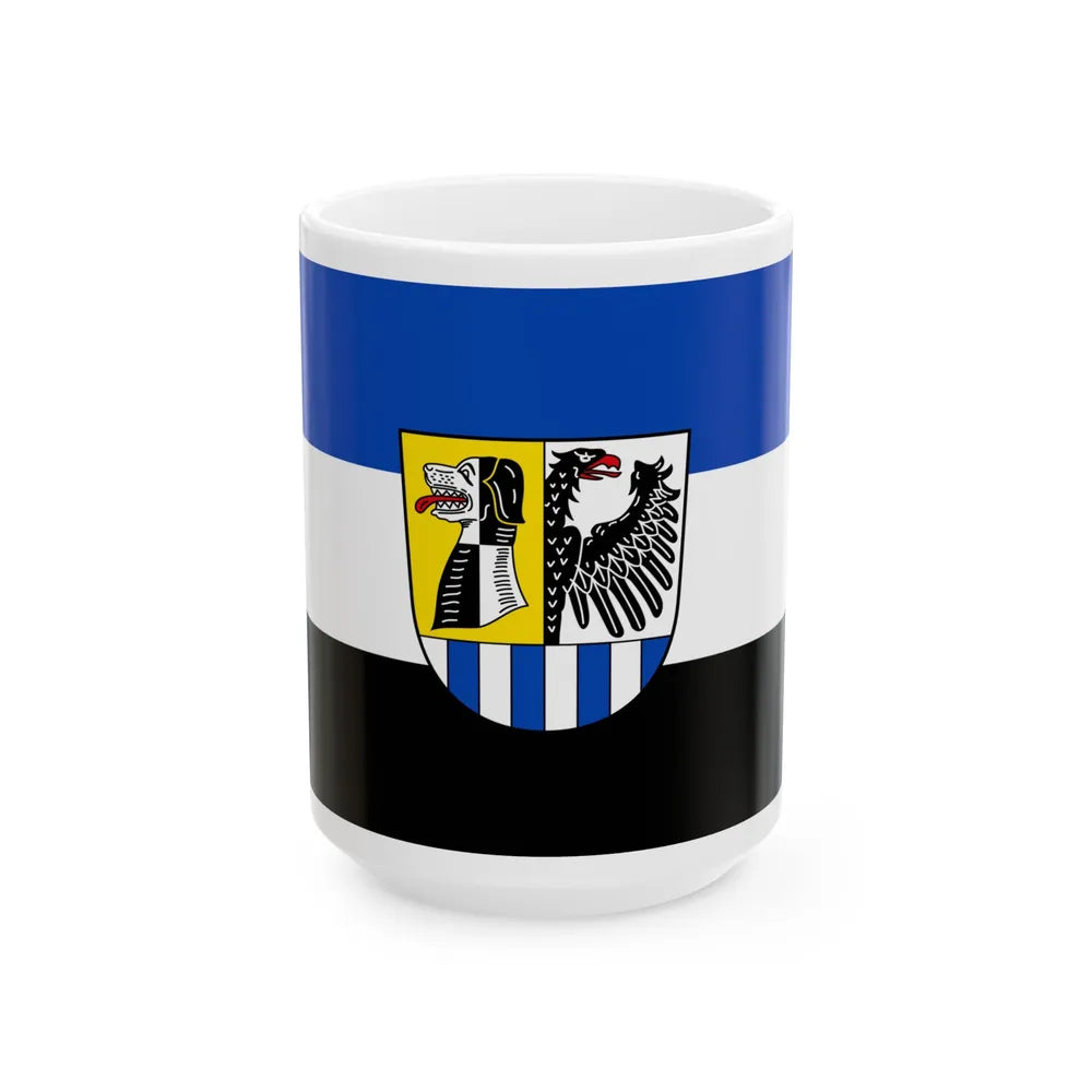 Flag of Neustadt an der Aisch Bad Windsheim Germany - White Coffee Mug-15oz-Go Mug Yourself