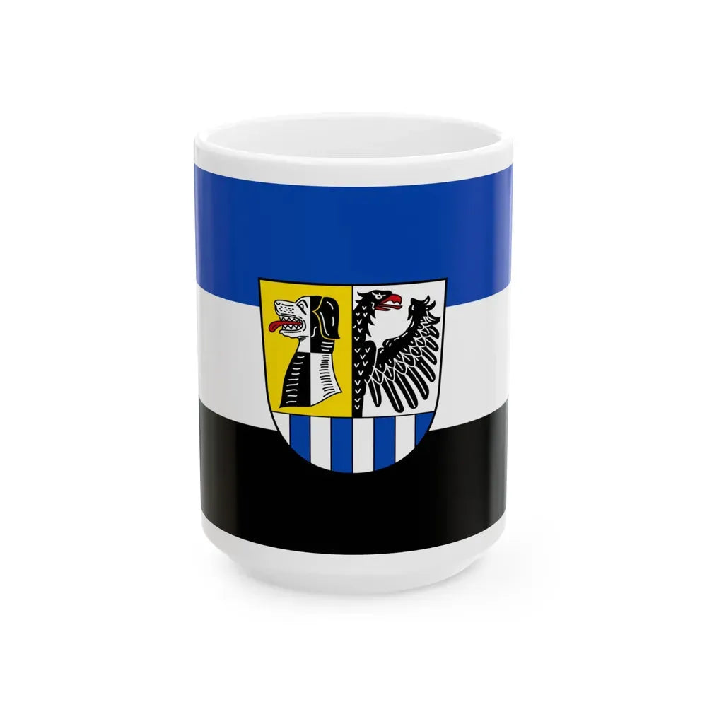 Flag of Neustadt an der Aisch Bad Windsheim Germany - White Coffee Mug 15oz - Go Mug Yourself