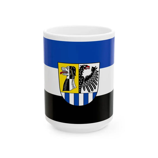 Flag of Neustadt an der Aisch Bad Windsheim Germany - White Coffee Mug 15oz - Go Mug Yourself