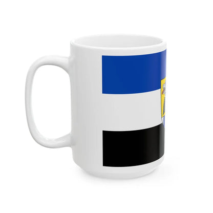 Flag of Neustadt an der Aisch Bad Windsheim Germany - White Coffee Mug-Go Mug Yourself