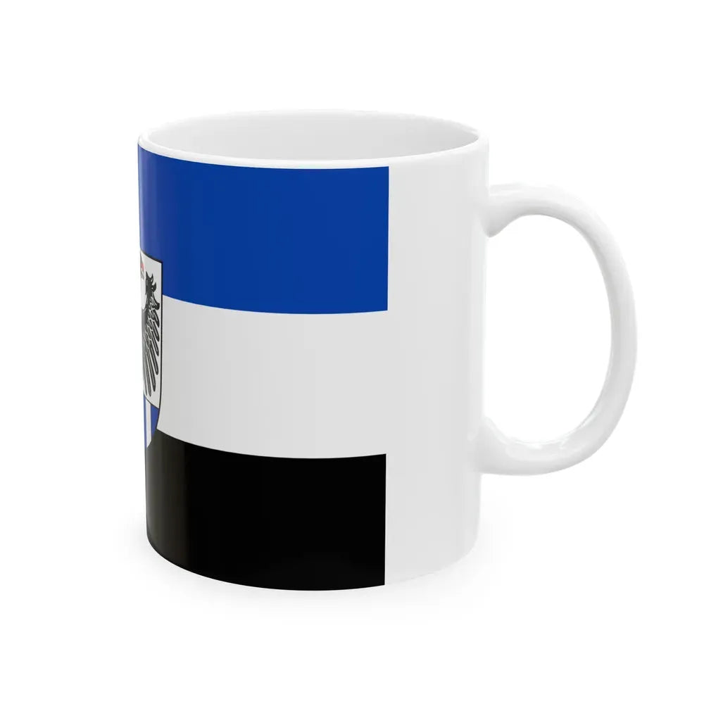 Flag of Neustadt an der Aisch Bad Windsheim Germany - White Coffee Mug - Go Mug Yourself