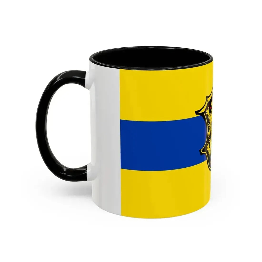 Flag of Neustadt an der Waldnaab Germany - Accent Coffee Mug - Go Mug Yourself