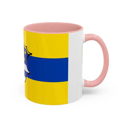 Flag of Neustadt an der Waldnaab Germany - Accent Coffee Mug - Go Mug Yourself