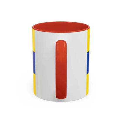 Flag of Neustadt an der Waldnaab Germany - Accent Coffee Mug - Go Mug Yourself