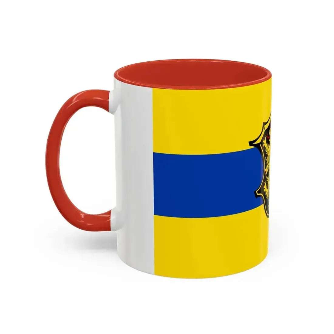 Flag of Neustadt an der Waldnaab Germany - Accent Coffee Mug - Go Mug Yourself