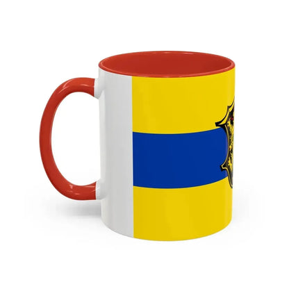 Flag of Neustadt an der Waldnaab Germany - Accent Coffee Mug - Go Mug Yourself